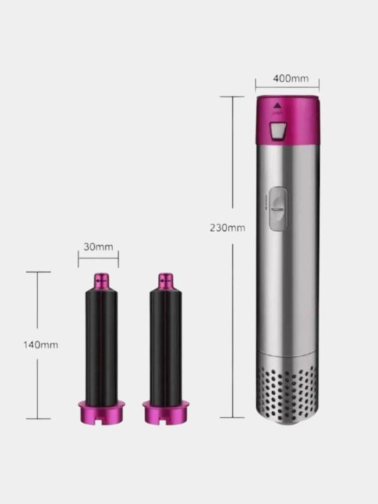 Soch fen Hoco DAR41, 5 tasi 1 da, 1000W, 5 ta nasadka, 3 tezlik, 3 harorat rejimi, 2 m kabel