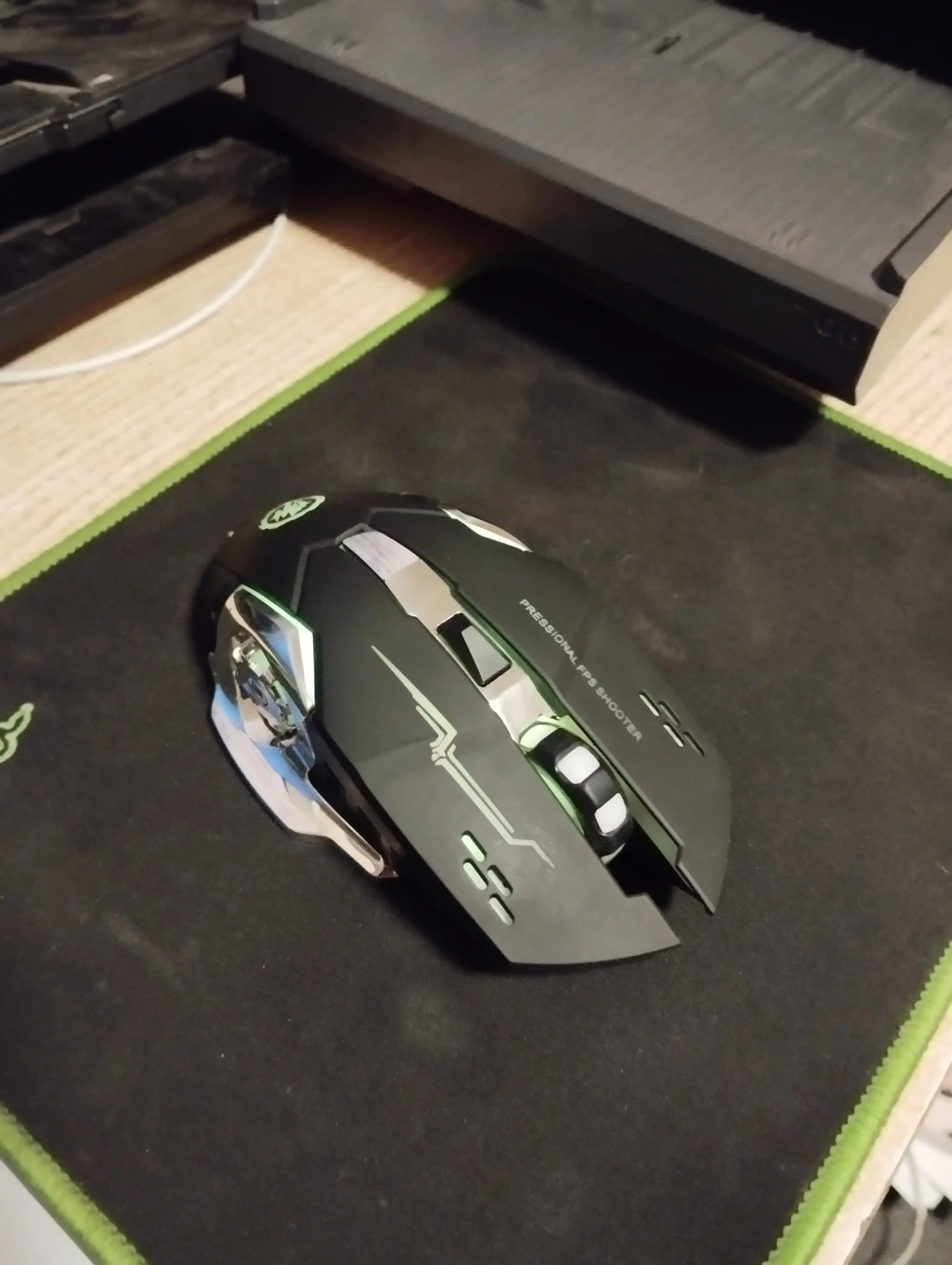 Shovqinsiz, Simsiz o‘yin sichqoncha, iMICE 5 xil model, DPI 12800, RGB, tugmalar 8 tagacha
