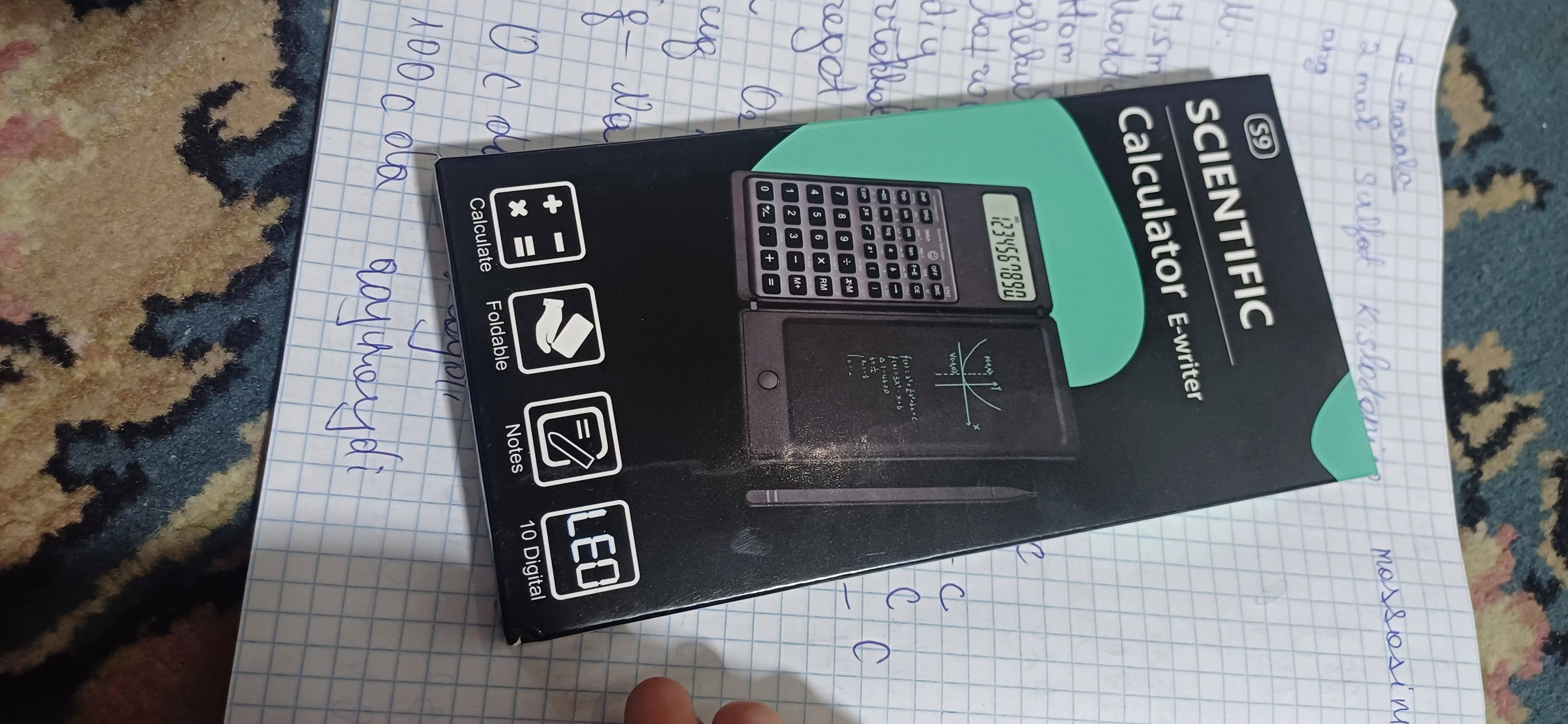 Portativ kalkulyator, buklanadigan