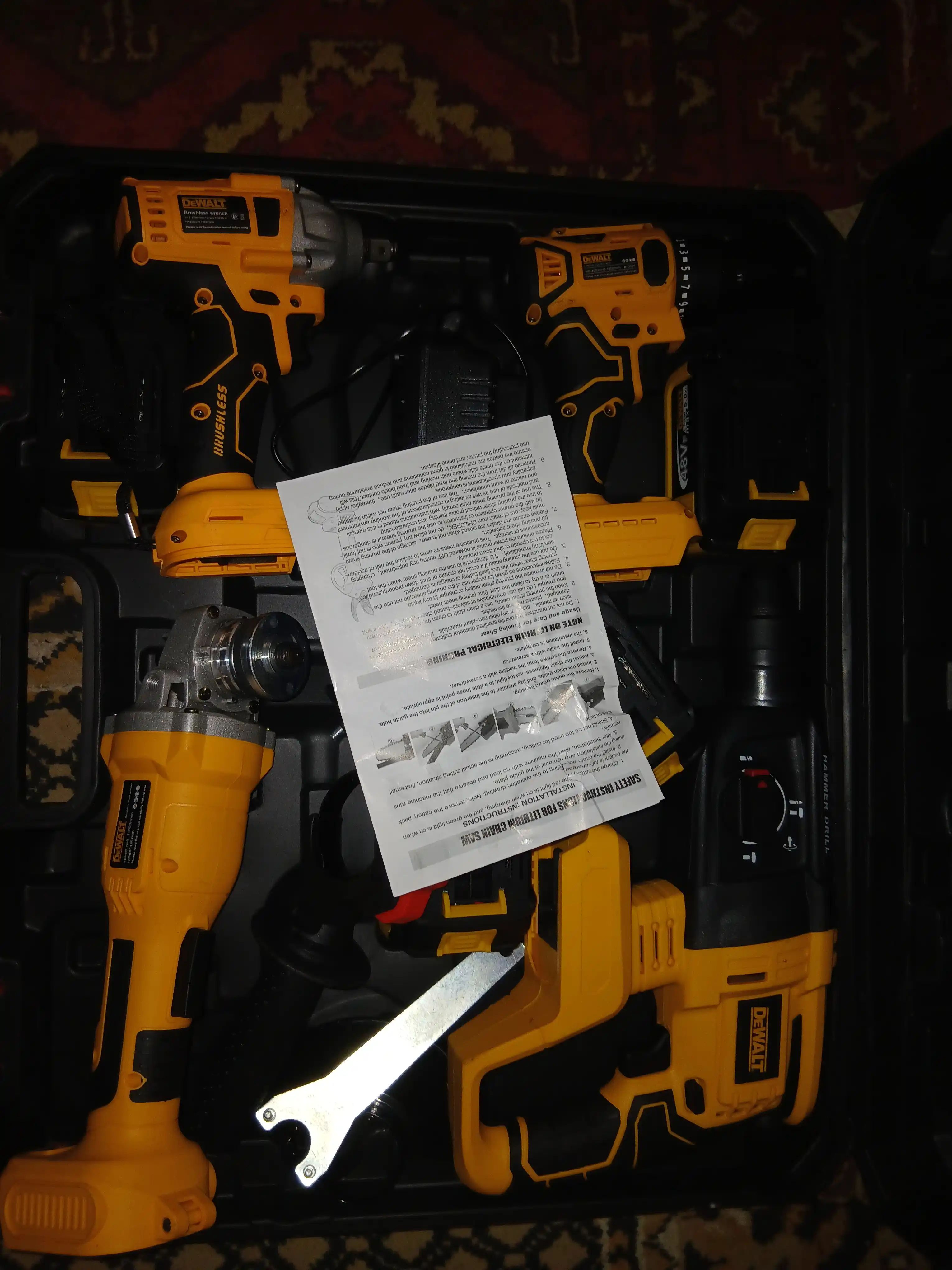 Набор аккумуляторных электроинструментов BRAND TOOLS, 4 в 1