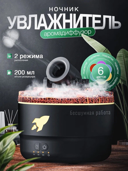 "Olovli shar" xushbo‘ylantirgichi - havo namlagichi va yorug‘lik effektiga ega bezak - 