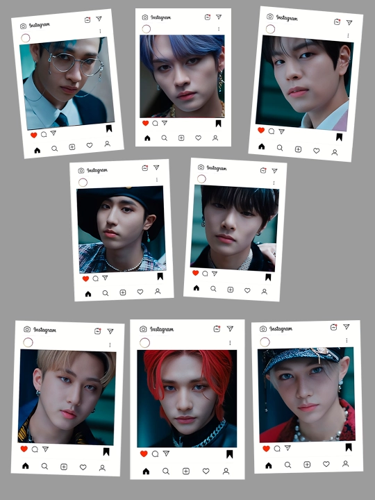 STRAY KIDS INSTAGRAM, 8 шт - 