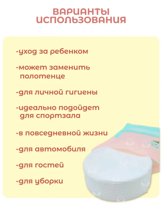 Прессованное полотенце 1 шт. в индивидуальной упаковке