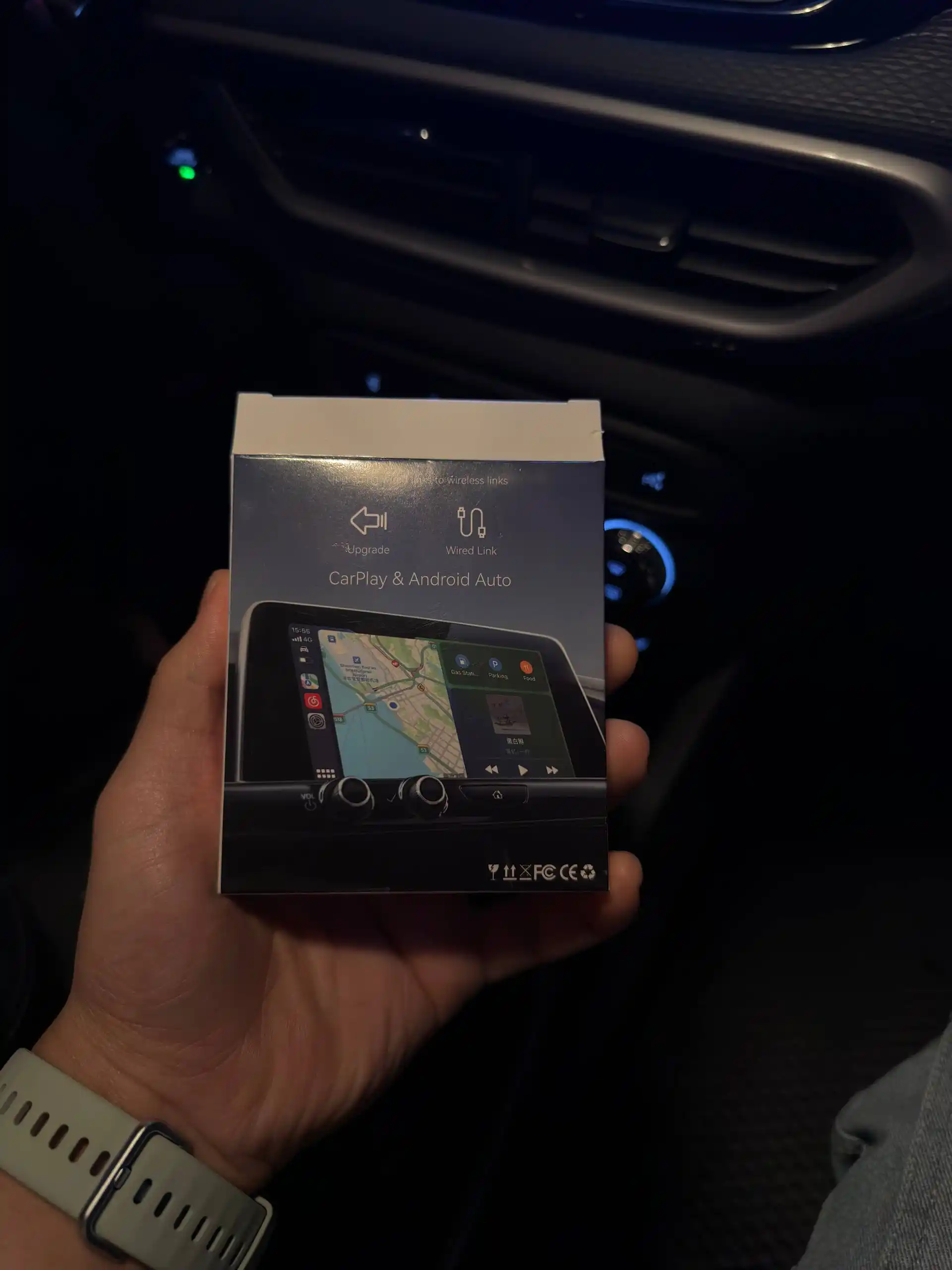 3 в 1 CarPlay Ai Box Адаптер с Android 13 и поддержкой Android Auto