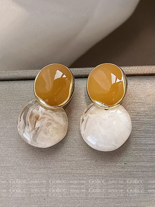 Серьги, состоящие из двух частей