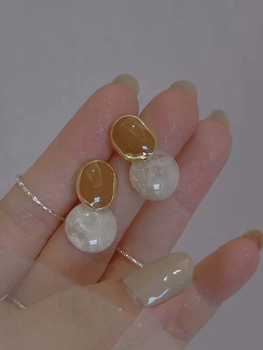 Серьги, состоящие из двух частей