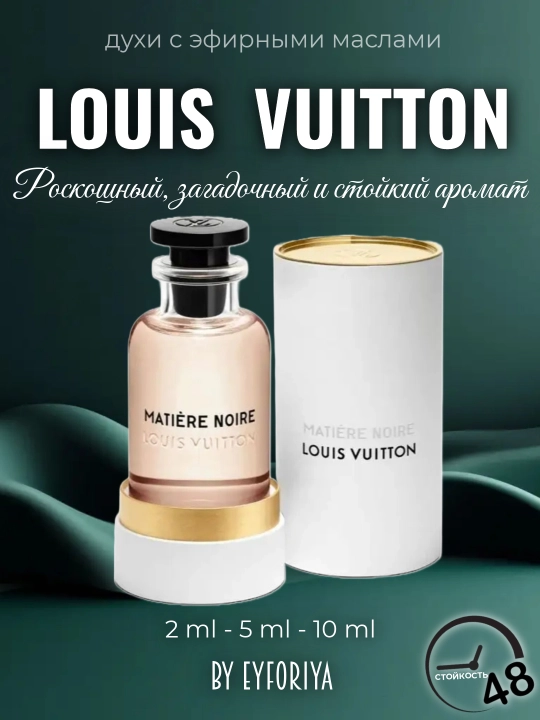 Efir moylari bilan erkaklar va ayollar uchun Louis Vuitton parfyum namunalari - 