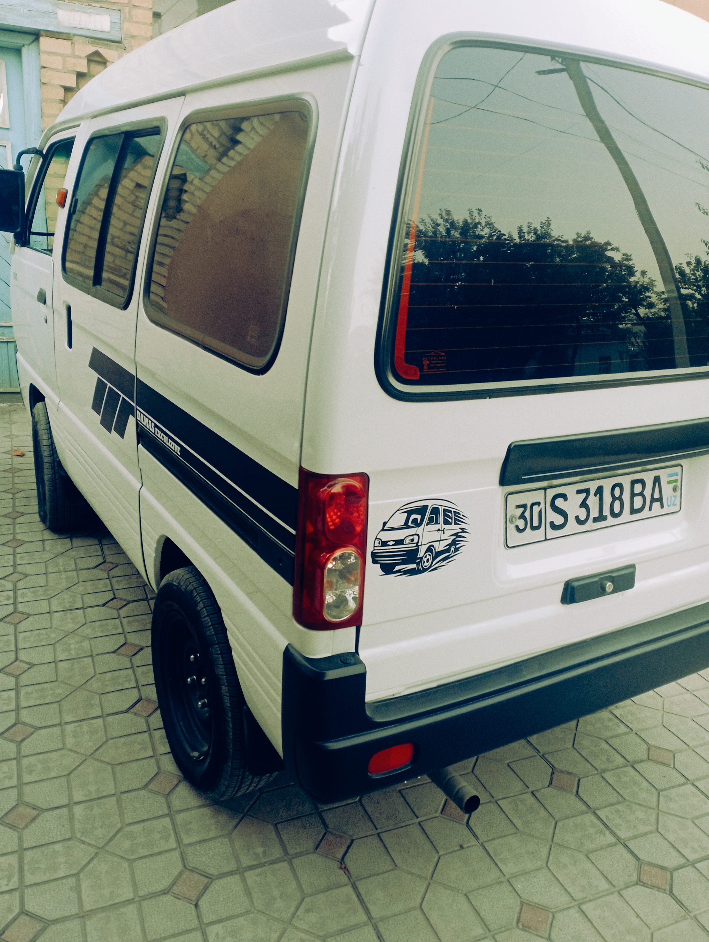 Damas nakleyka uchun vinil stikerlar salon uchun stiker