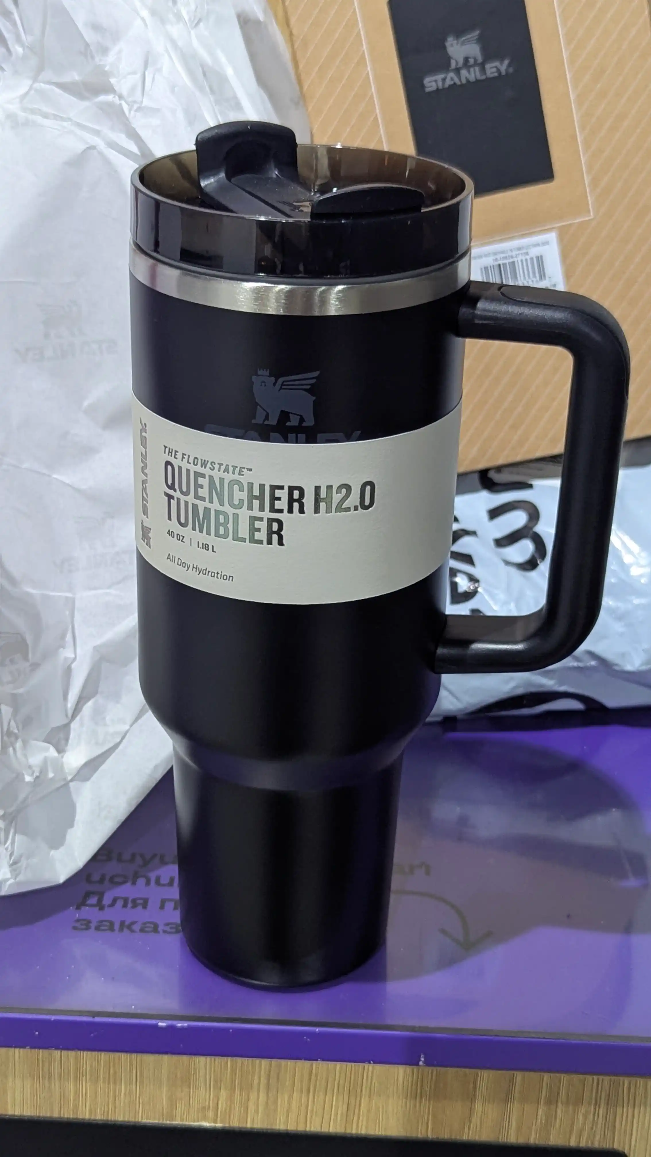 Термокружка Stanley, термос, стакан для воды, 1100 ml
