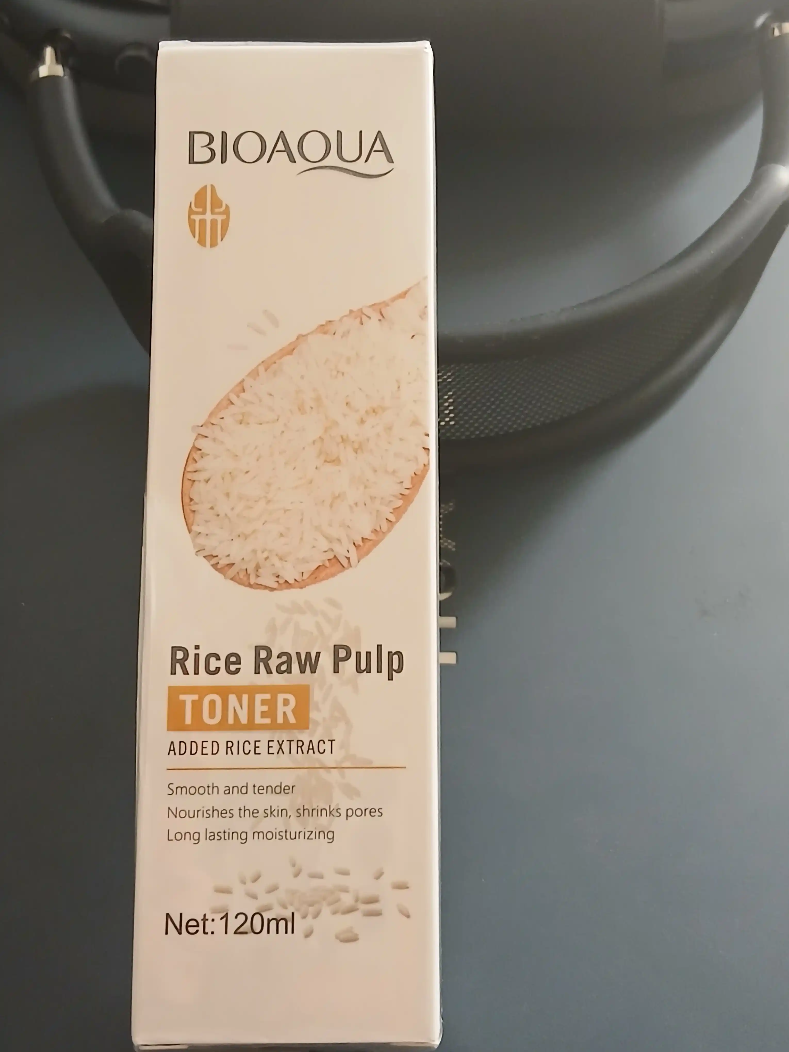 Увлажняющий тонер для лица Bioaqua Rice RAW Pulp, с экстрактом белого риса, 120 мл