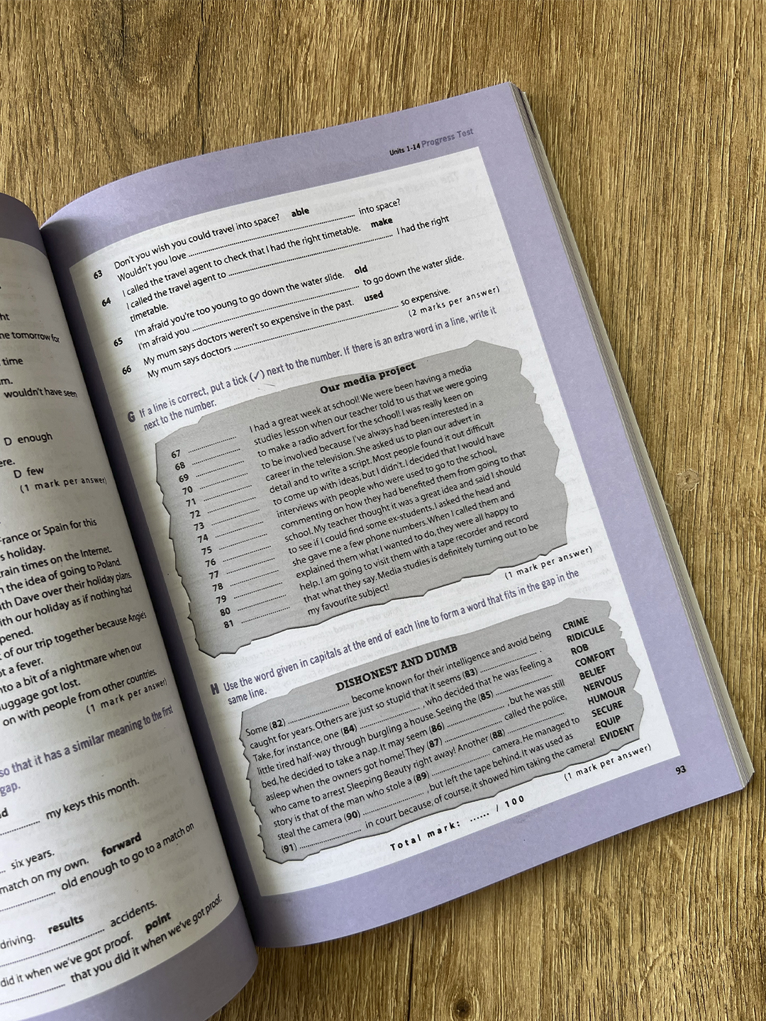 Destination B1, B2 C1&C2 ,Grammar & Vocabulary with Answer key, Format B5