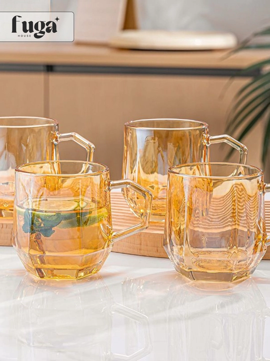 200 ml dan 6 dona shisha krujkalar, dastali choy to‘plami, sovg‘a qutisi