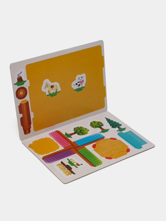 3D Puzzle  konstruktori — hajmli karton puzzle, bolalar uchun rivojlantiruvchi o‘yin