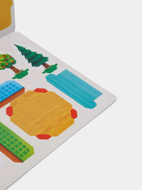 3D Puzzle  konstruktori — hajmli karton puzzle, bolalar uchun rivojlantiruvchi o‘yin