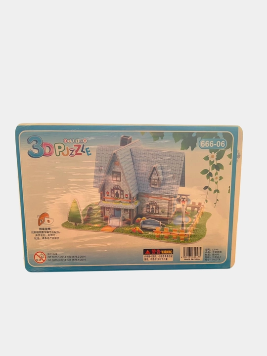 3D Puzzle  konstruktori — hajmli karton puzzle, bolalar uchun rivojlantiruvchi o‘yin
