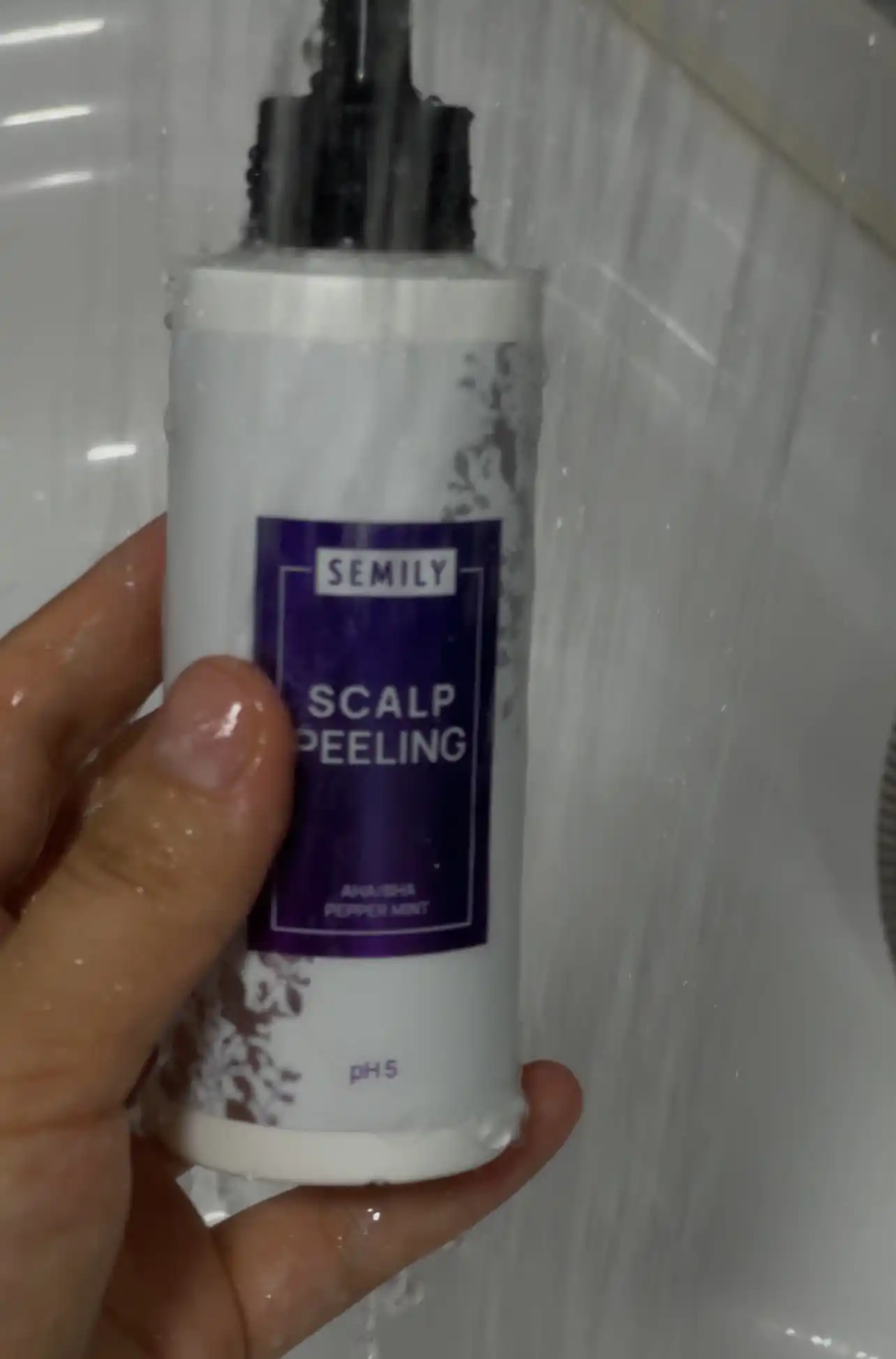 Soch uchun piling SEMILY Kepekka qarshi piling bosh koja uchun skrab, 150 ml