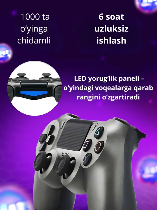 Har bir geymer uchun PS4 o‘yin geympadi - DualShock 4