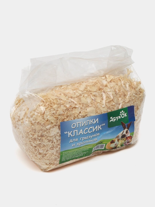 Опилки "Классик" для грызунов и кроликов, 5/10 пачек по 250 г