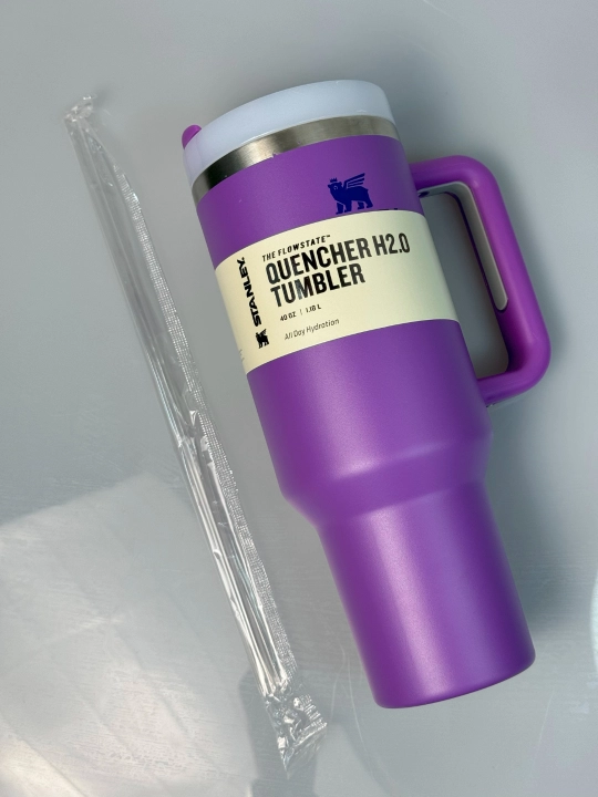 Термокружка из нержавеющей стали Stanley  1180 мл, с трубочкой, термос, кружка - 