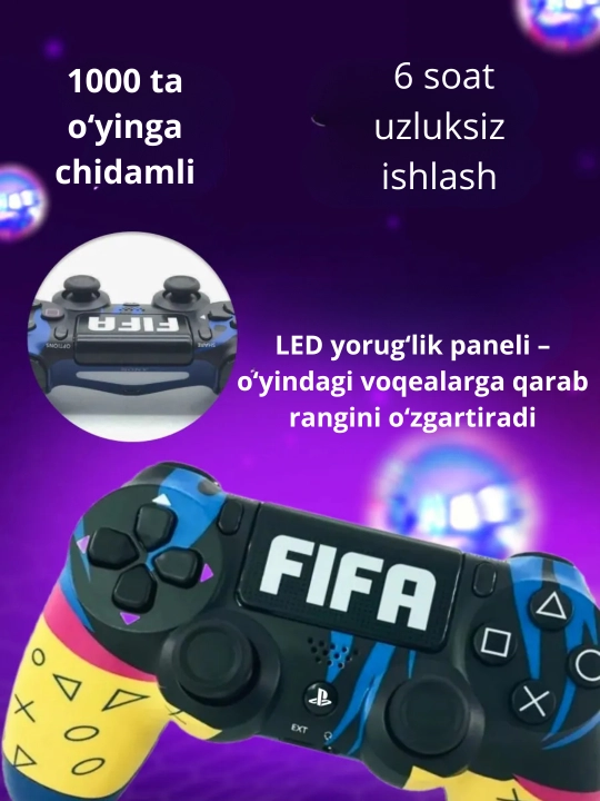 Har bir geymer uchun PS4 o‘yin geympadi - DualShock 4