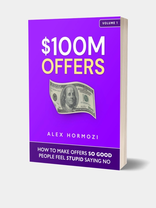 Kitob $100M offers. Alex Hormozi