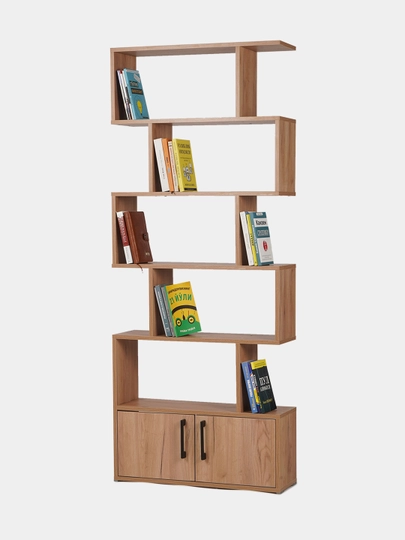 Стеллаж деревянный для игрушек и книг FARFAR1 — 777MARK-FAR1-ЗОЛОТ