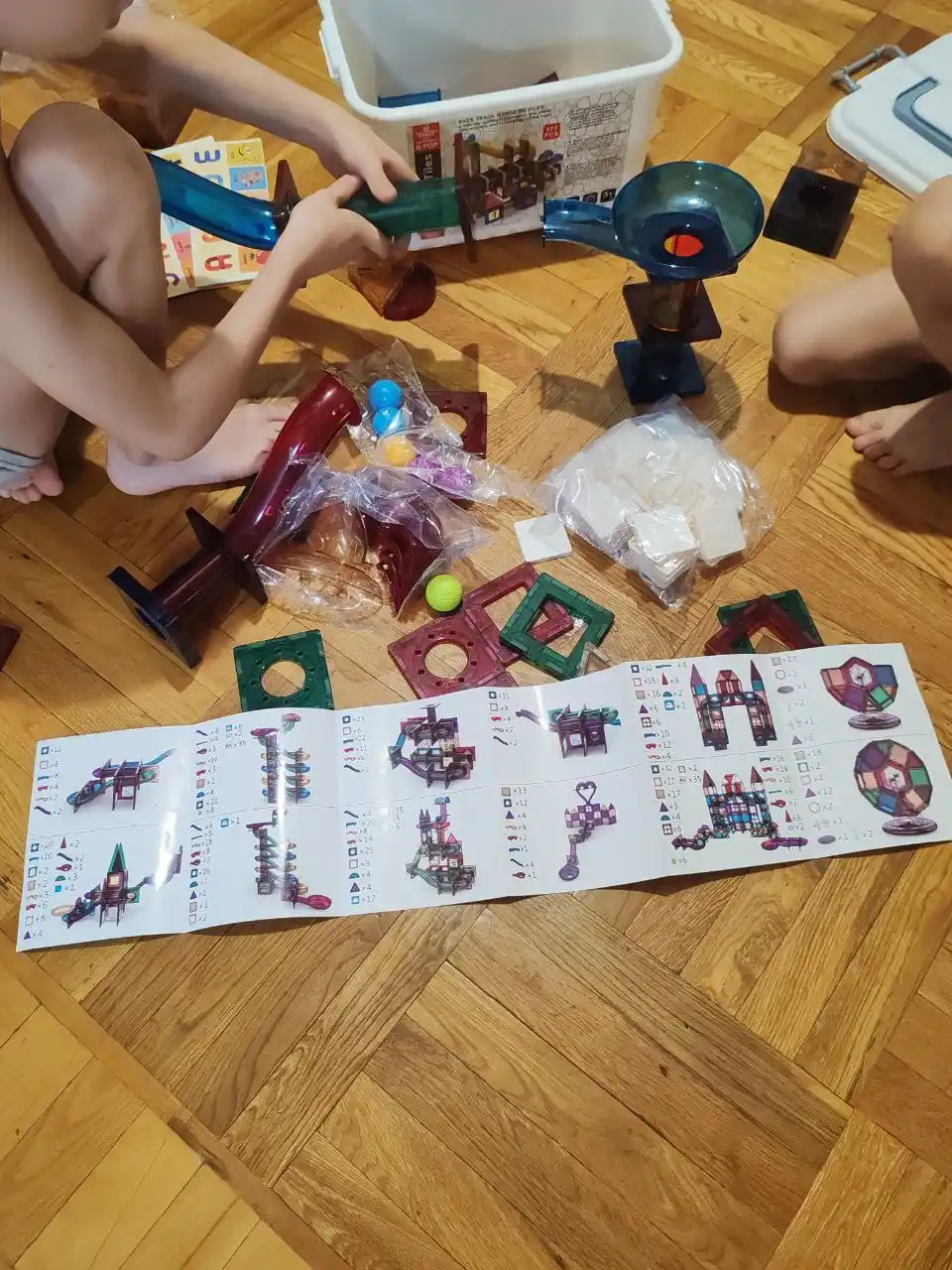 Магнитный конструктор для детей, развивающая игрушка, игра с магнитами