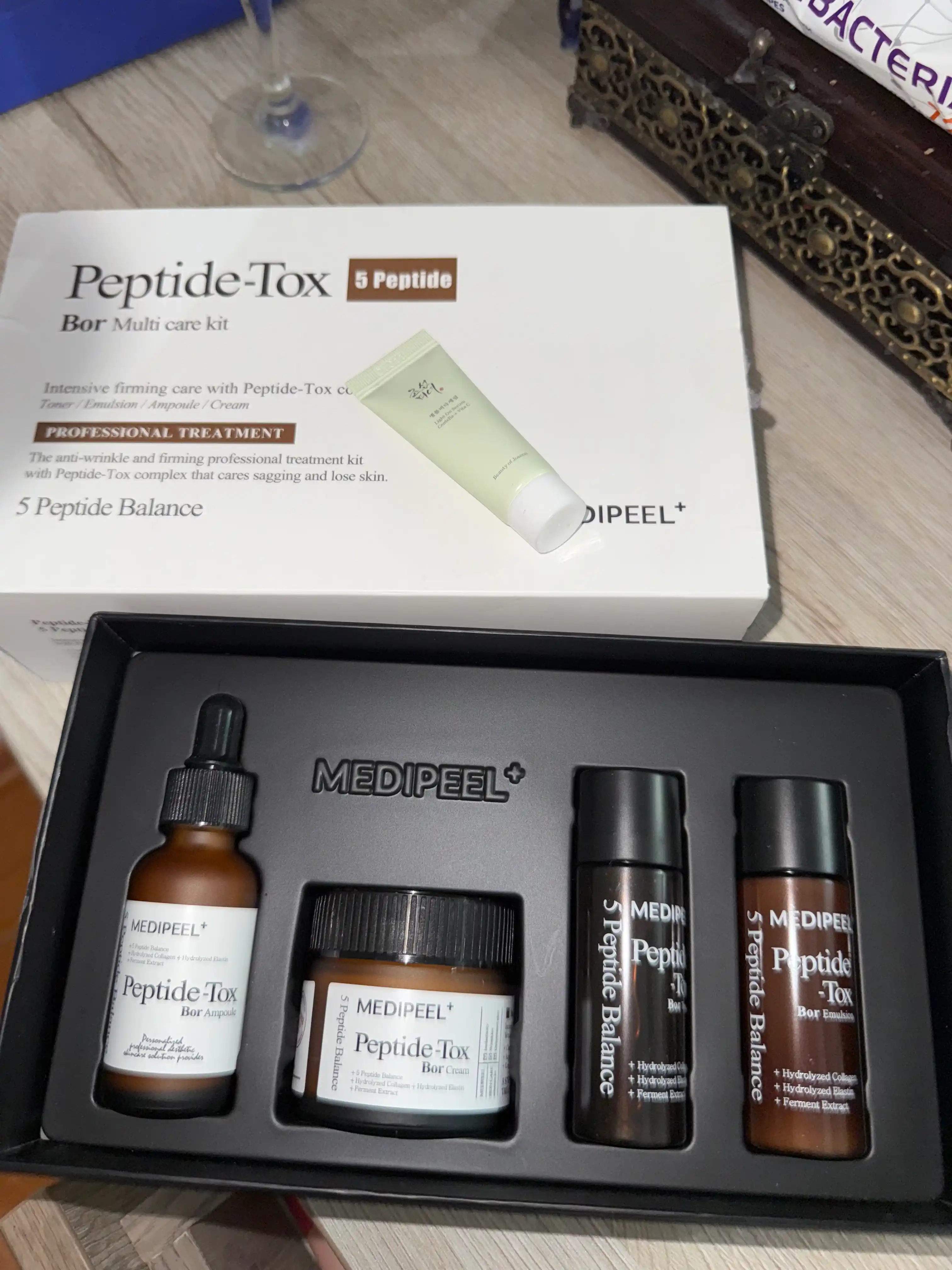 Набор для ухода за лицом, MEDIPEEL+, Glutathione 600, Peptide bor-tox, Glutathione hyal aqua, Algo-tox, Filler-eazy