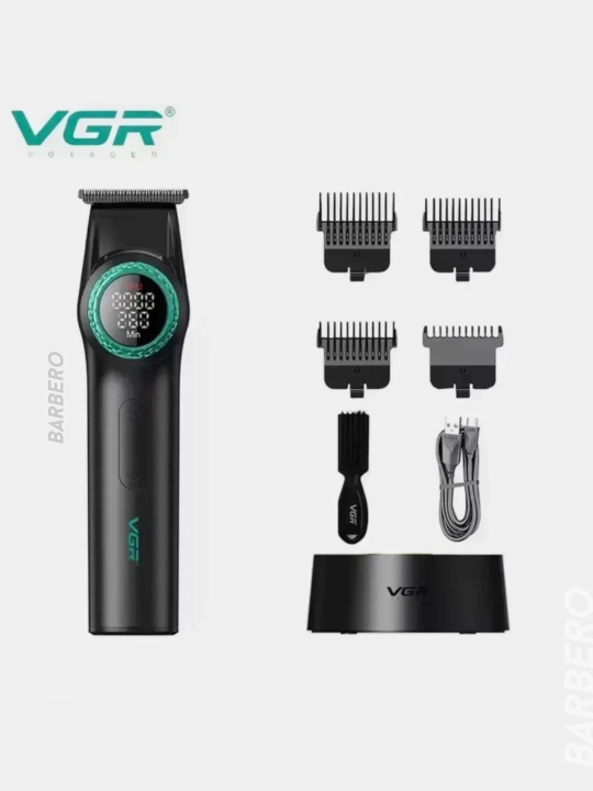 VGR V-906, V-977 dan professional soqol uchun simsiz trimmer, elektr ustara