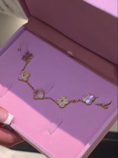 Браслеты для женщин и девушек Van Cleef, не меняет цвет и не темнеет — FSNLADY-2VANCLEEF-КОНФЕТН