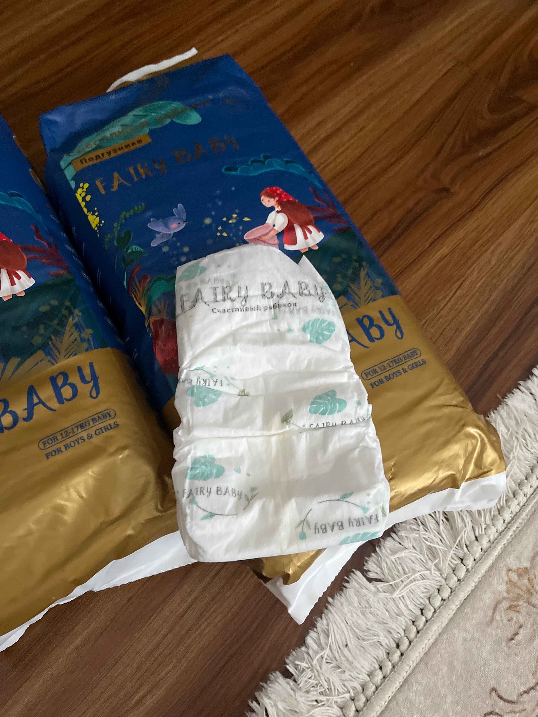 FAIRY BABY trusikchali tagliklari, o'lcham 1,2,3,4,5,6,7 - 