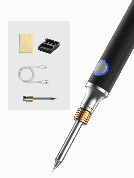 Паяльники, паяльный набор, LED дисплей, USB Type-C, портативный, 260–420°C