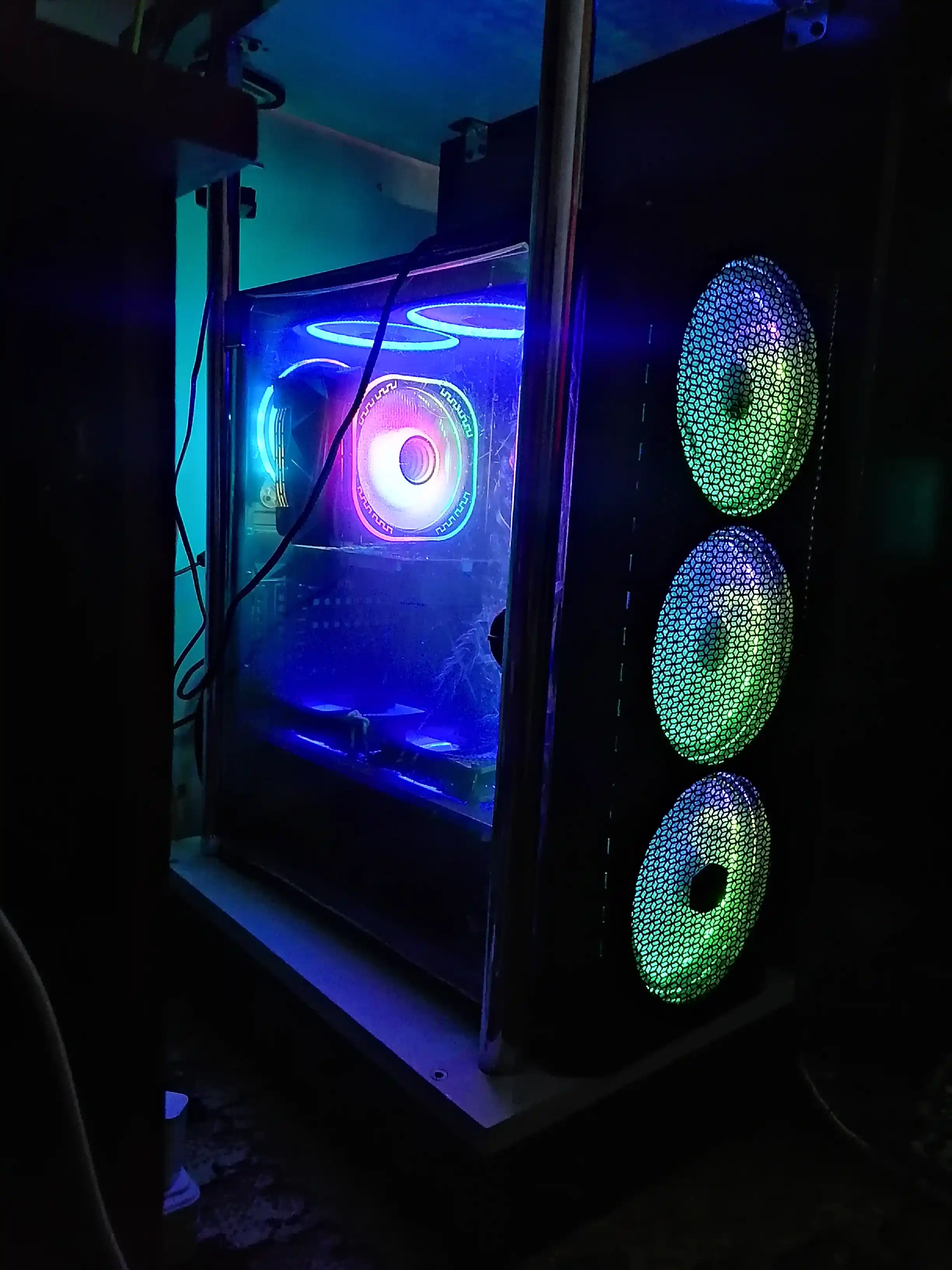 CPU sovutish 120mm LED RGB issiqlik qabul qiluvchi kompyuter fan protsessor sovutgich