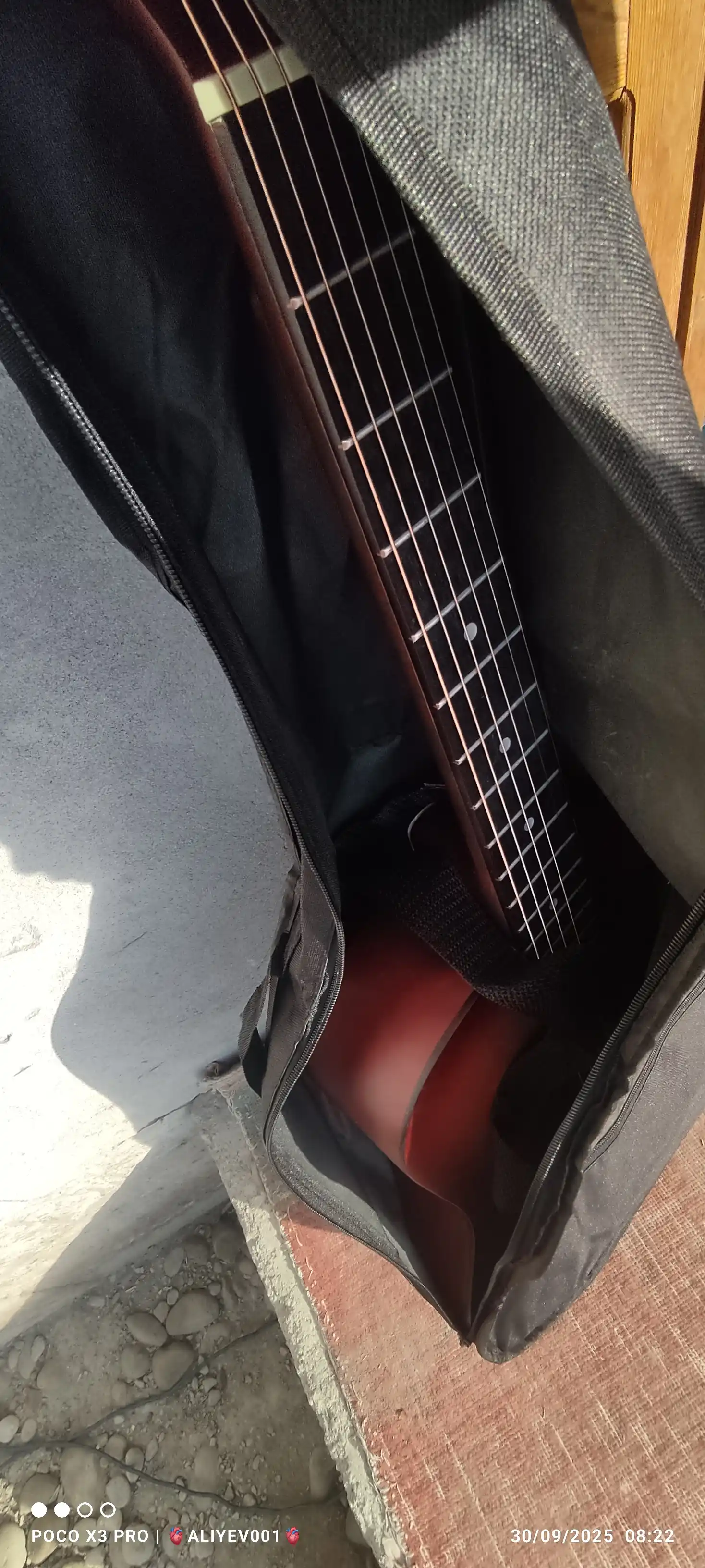 Gitara akustik, 6 torli, to'plam