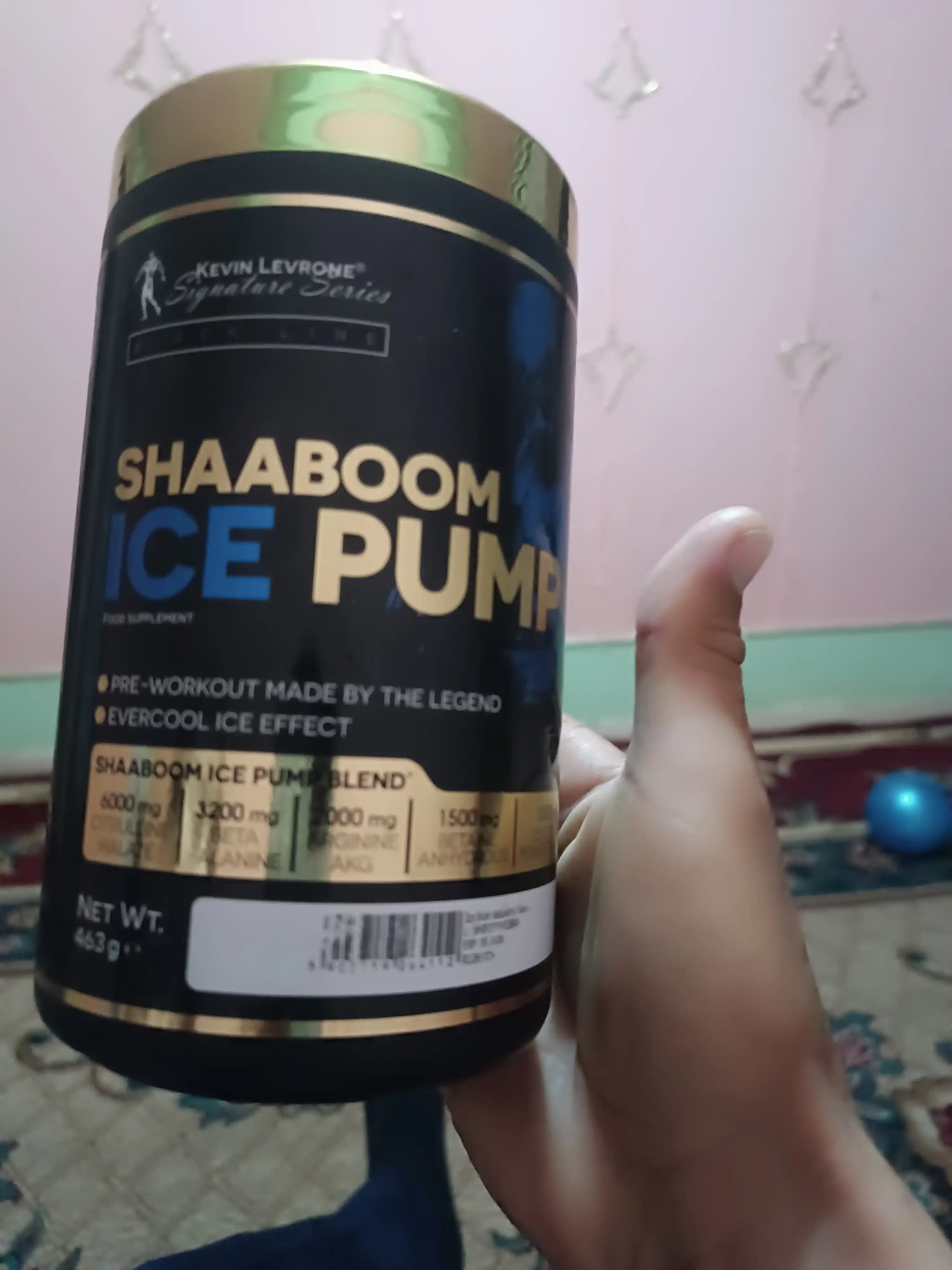 Kevin Levrone Shaaboom Ice Pump mashg‘ulot oldi majmuasi, 463 g