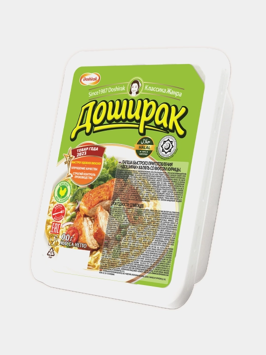 Лапша быстрого приготовления Доширак "Курица", 90 г - 