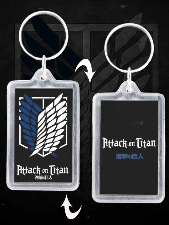 Titan hujumi breloki logotip - 