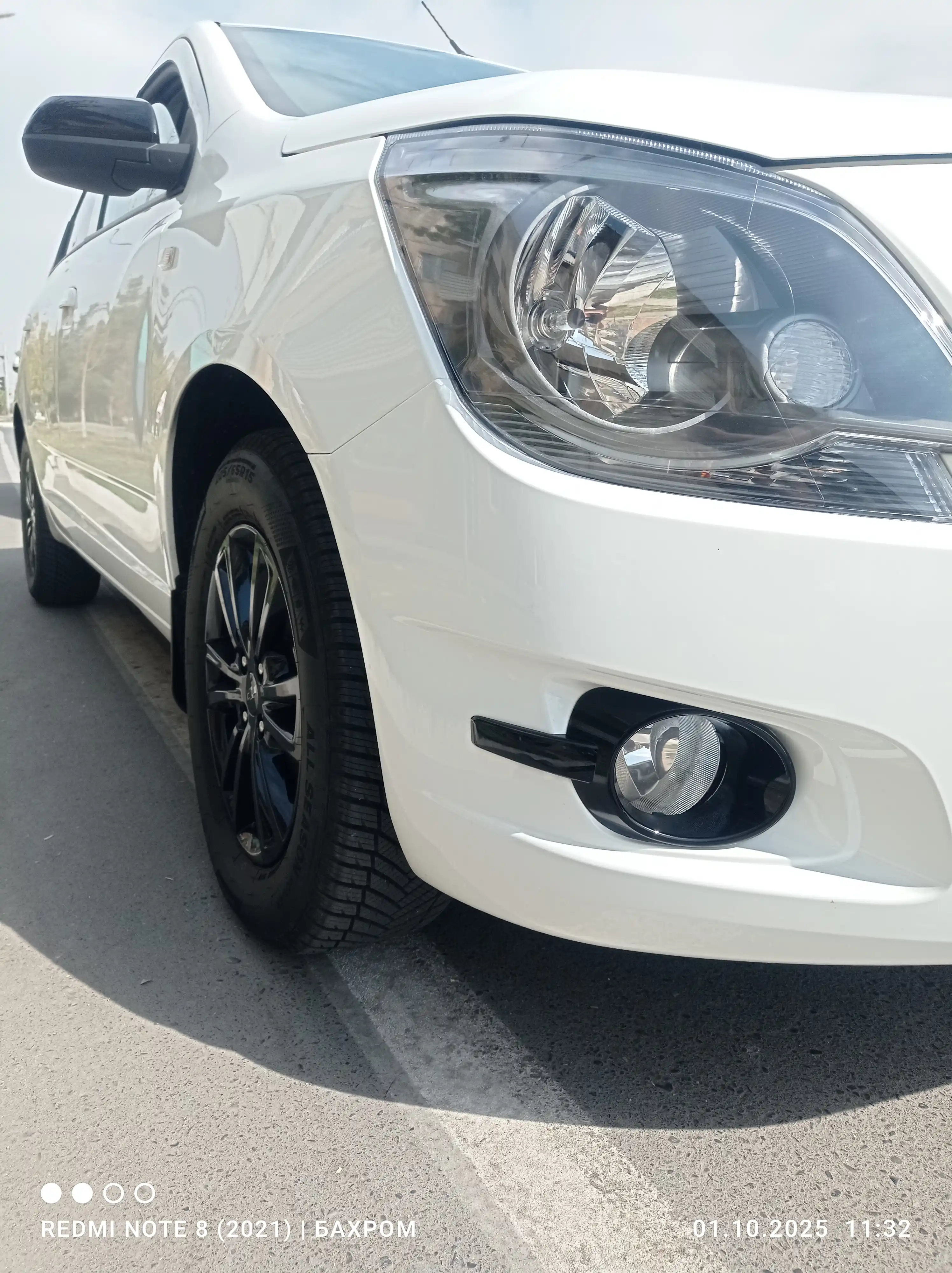 Накладки на противотуманные фары для Chevrolet Cobalt, никелевые