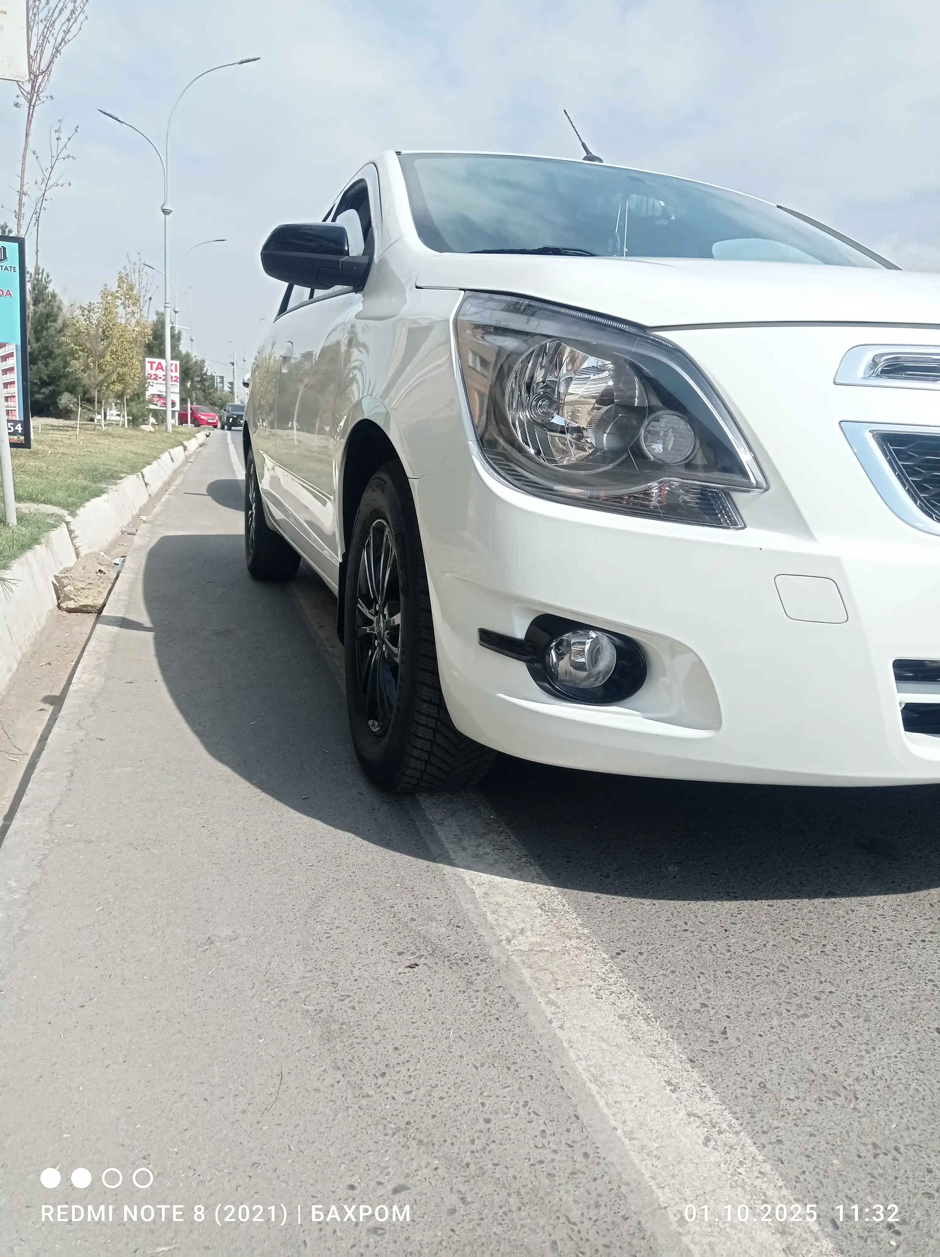 Накладки на противотуманные фары для Chevrolet Cobalt, никелевые