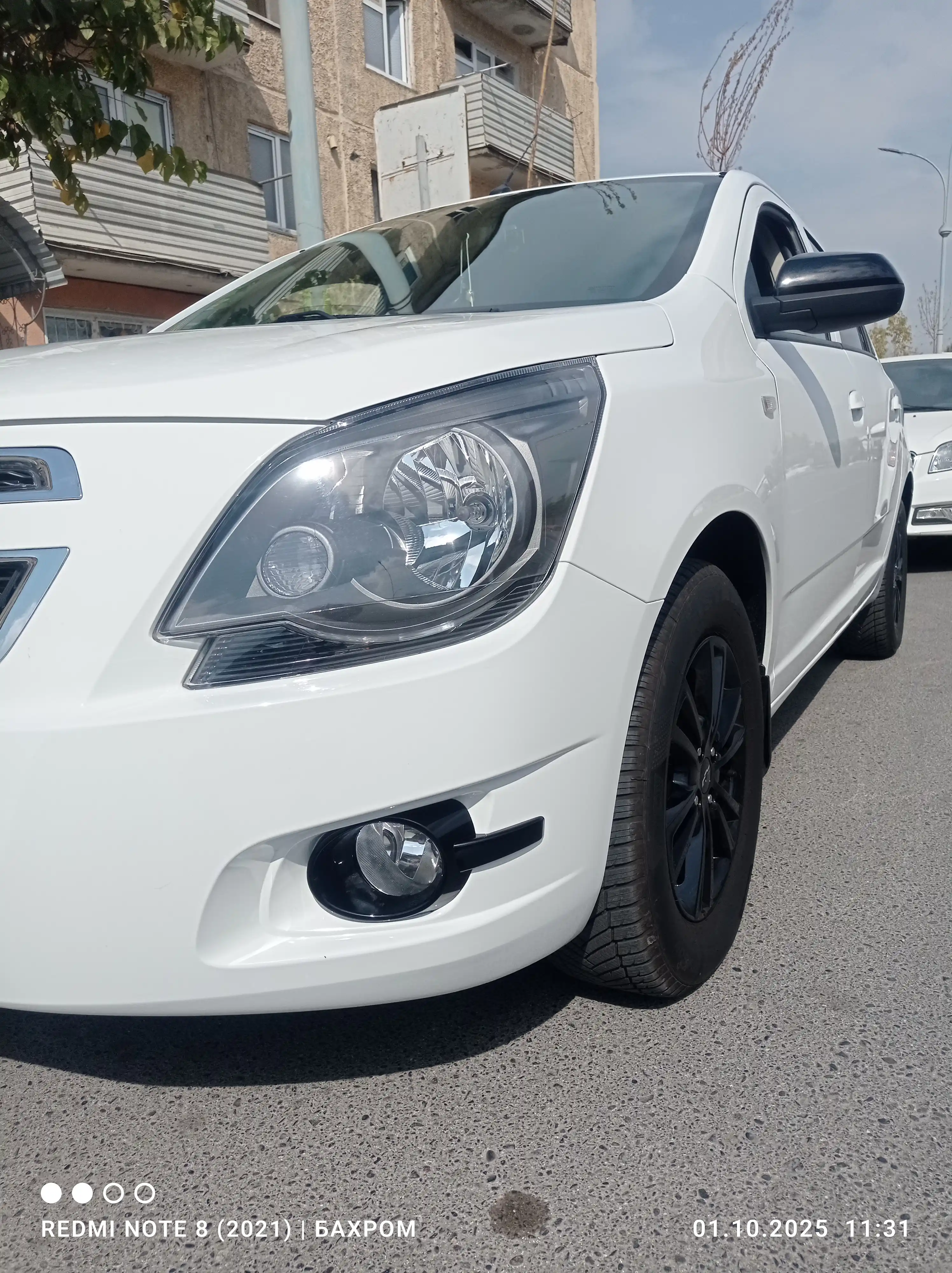 Накладки на противотуманные фары для Chevrolet Cobalt, никелевые