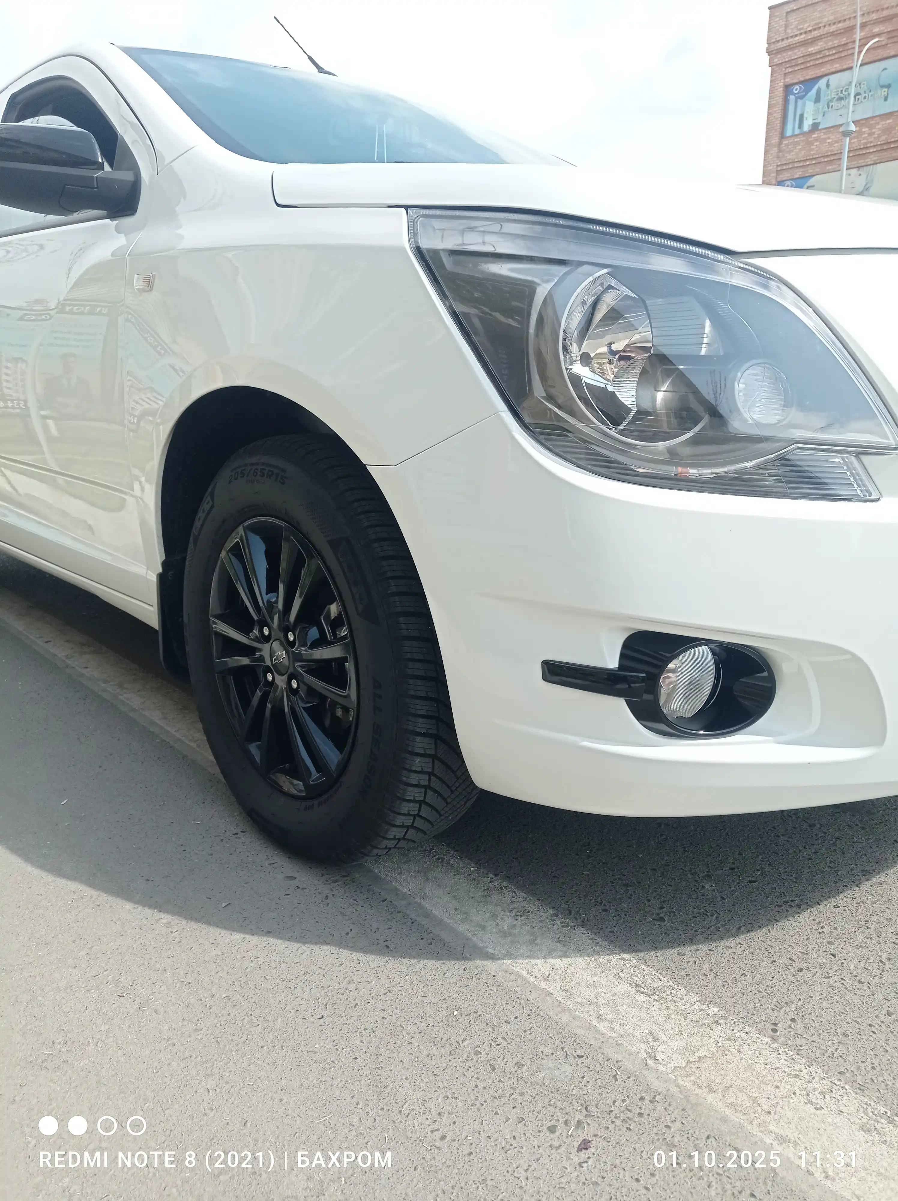 Накладки на противотуманные фары для Chevrolet Cobalt, никелевые