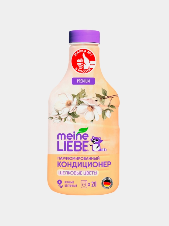 MEINE LIEBE "Ipak gullar" ich kiyim konditsioneri, konsentrat, 800 ml - 