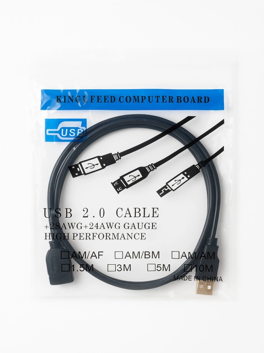 USB удлинитель кабель 1м/2м/3м – для компьютера и ноутбука, USB extension кабель