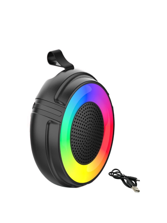 ZQS1203 Портативный, уличный, цветной, светодиодный беспроводной Bluetooth мини FM-радио - 