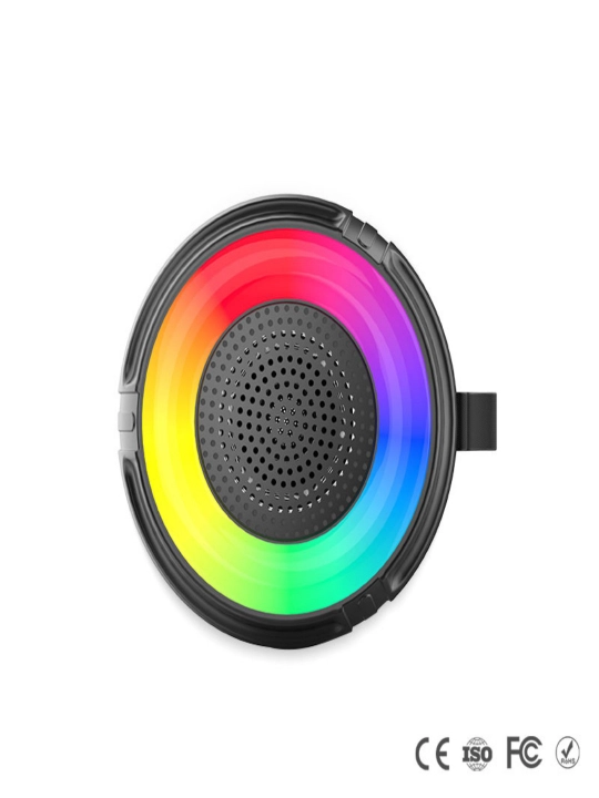 ZQS1203 Portativ, ko‘cha, rangli, LED simsiz Bluetooth mini FM radio