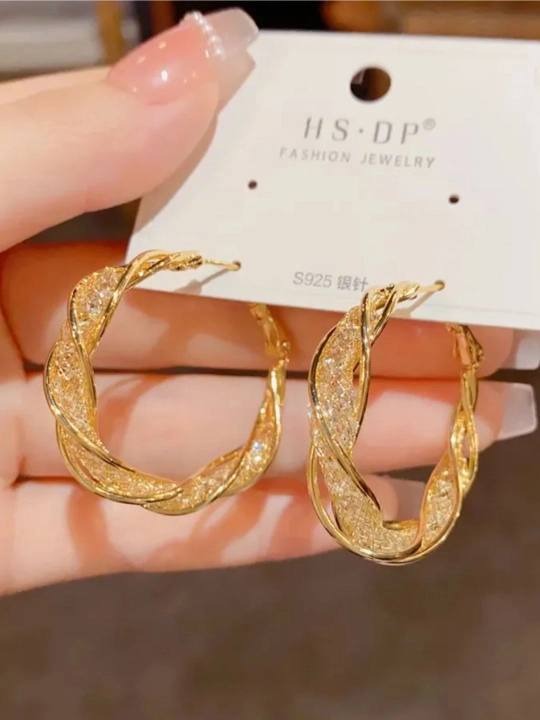 Серьги для женщин, нежные, бижутерия