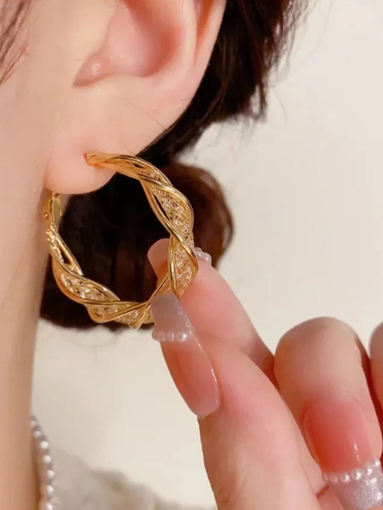 Серьги для женщин, нежные, бижутерия