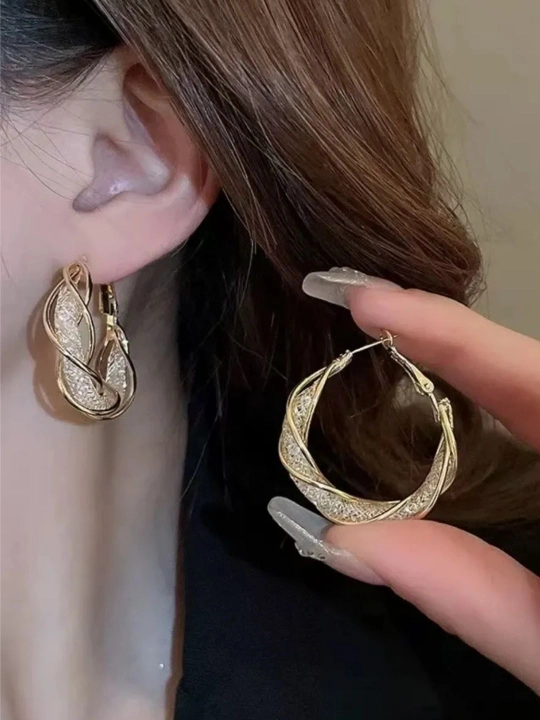 Серьги для женщин, нежные, бижутерия