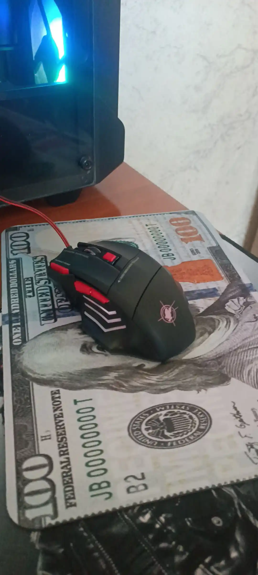Igrovoy mishka 7 tugmali, sichqoncha simli, gaming mouse RGB