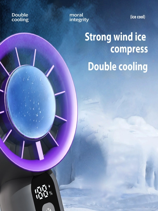 Portativ mini USB turbo fan yuqori tezlikda 100H qo'lda